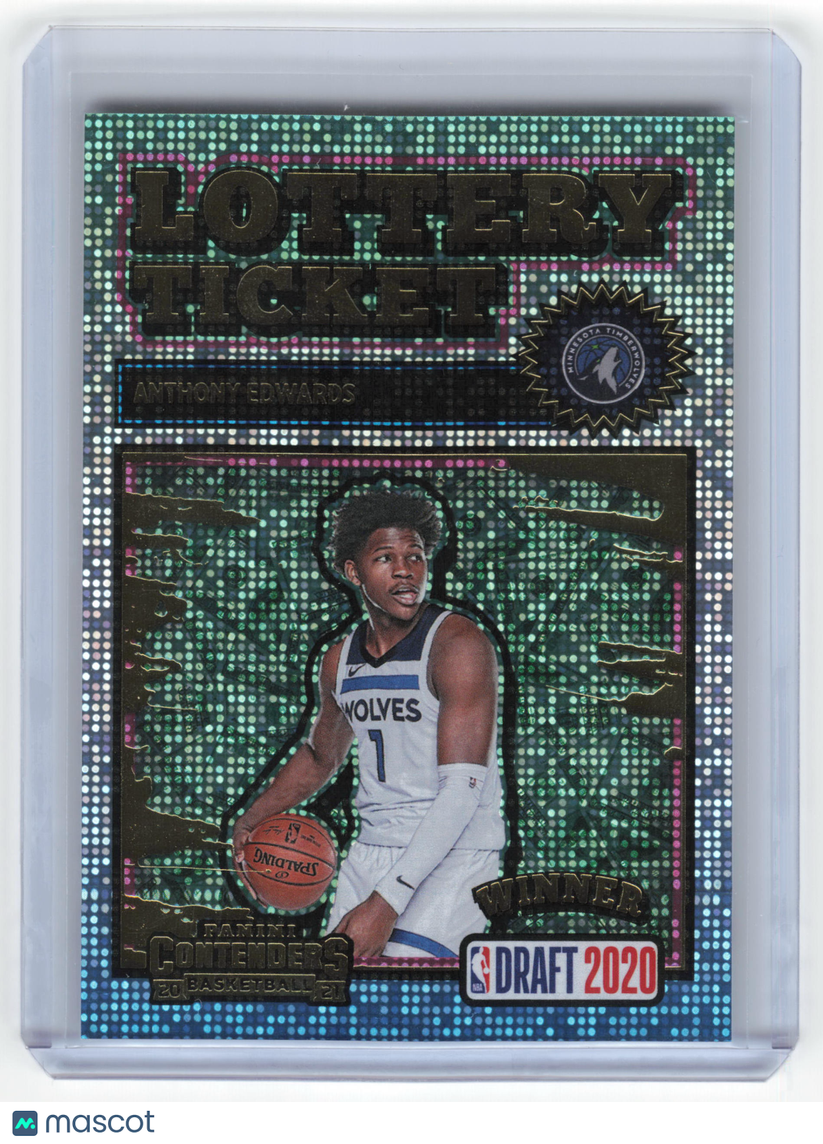 2020-21 Panini Contenders Lottery Ticket Basketball Anthony Edwards Rookie #11