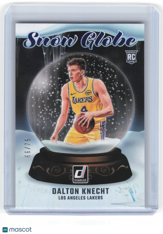 2024-25 Panini Donruss Snow Globe Basketball Dalton Knecht Rookie NM 66/75 #37