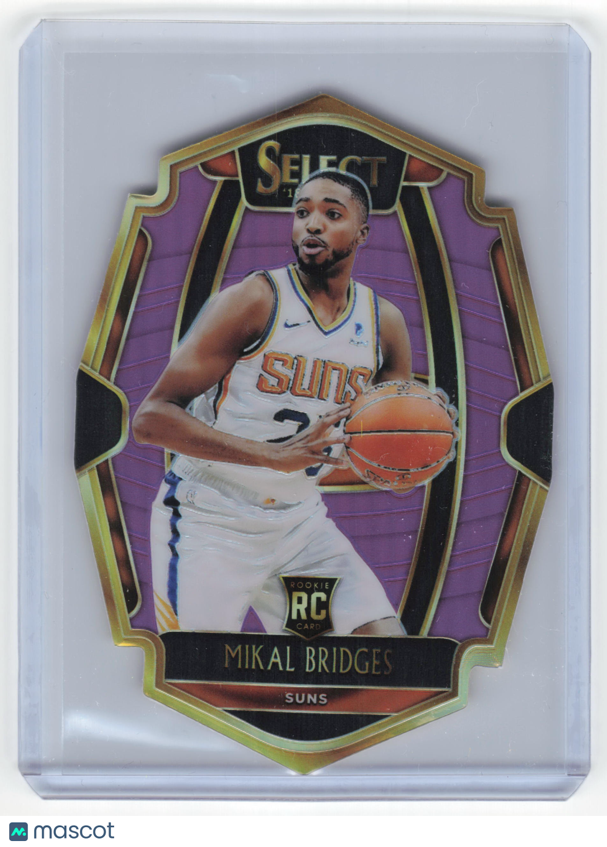 2018-19 Panini Select Prizm Basketball Mikal Bridges RC 43/99 Premier Level #192