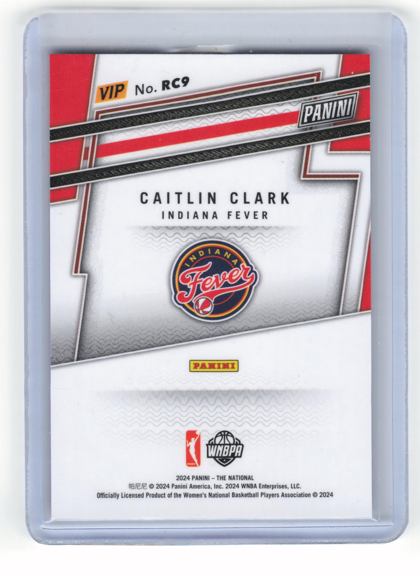 2024 Panini VIP Basketball Caitlin Clark Rookie Near Mint #RC9