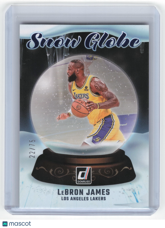 2024-25 Panini Donruss Snow Globe Basketball LeBron James Near Mint 22/75 #10