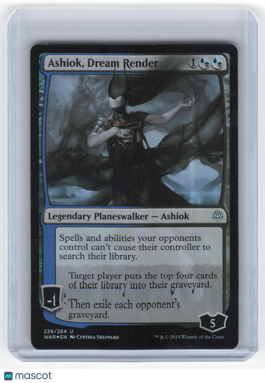 2019 MTG Ashiok, Dream Render War of the Spark Uncommon Foil #228/264