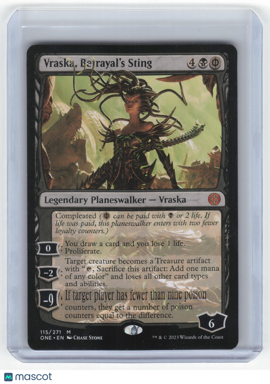 2023 MTG Vraska, Betrayal's Sting Phyrexia: All Will Be One Mythic #115/271