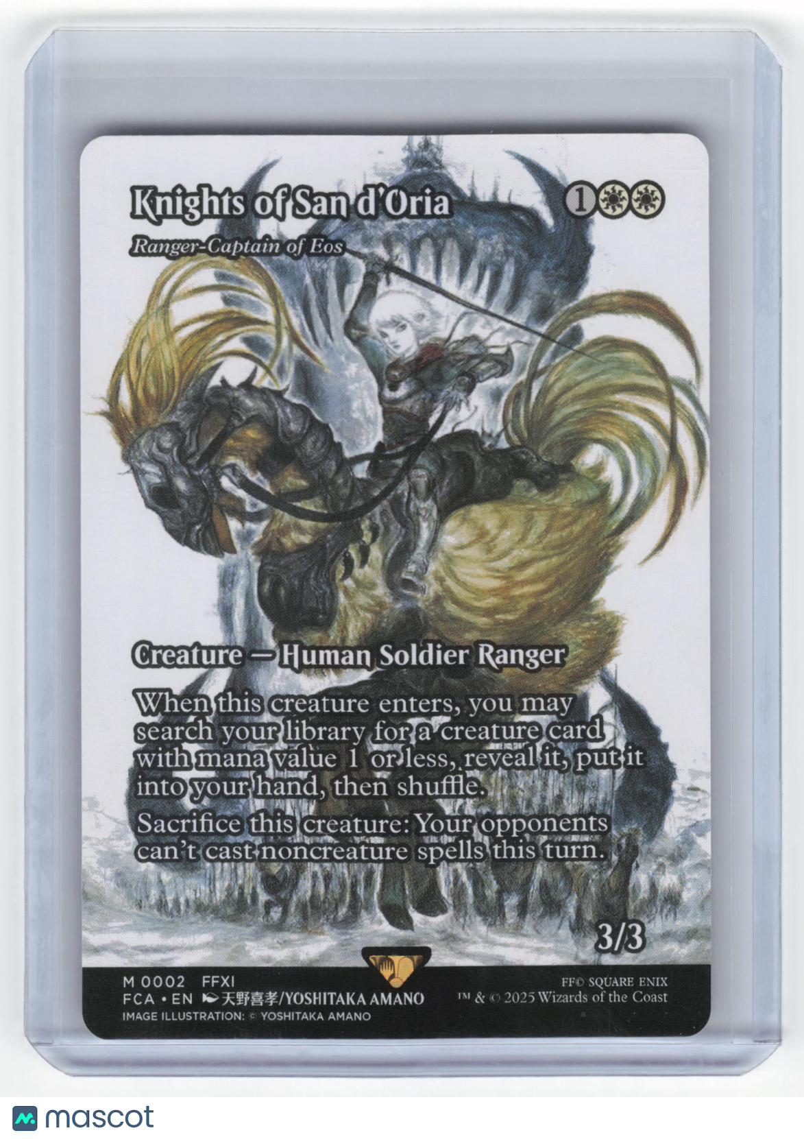 2025 MTG Knights of San d'Oria FF: Through the Ages Mythic #0002 Full Art