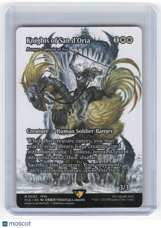 2025 MTG Knights of San d'Oria FF: Through the Ages Mythic #0002 Full Art