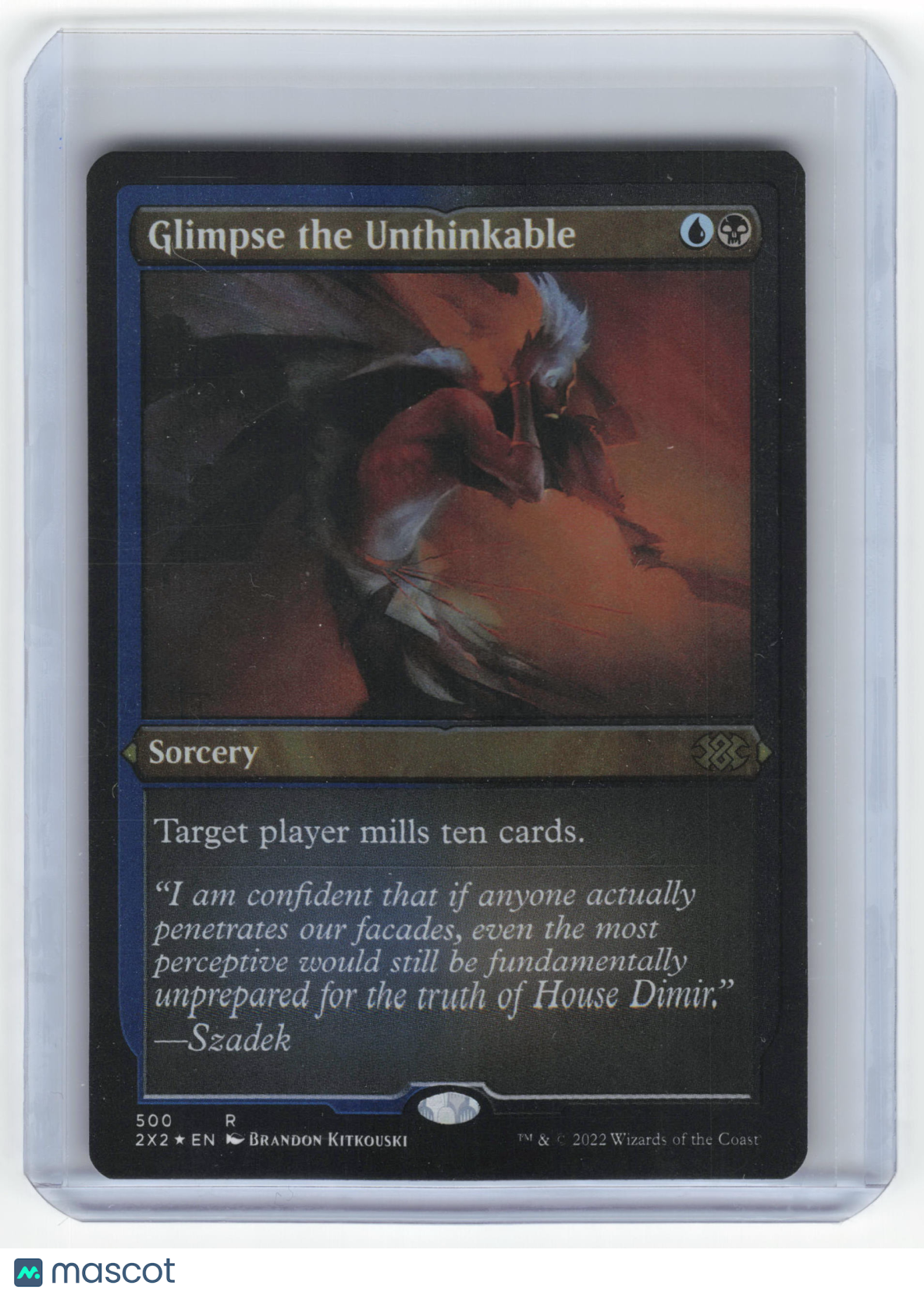 Magic: The Gathering Glimpse the Unthinkable Double Masters 2022 Rare Foil #500