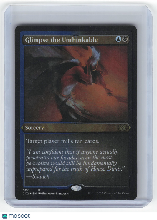 Magic: The Gathering Glimpse the Unthinkable Double Masters 2022 Rare Foil #500