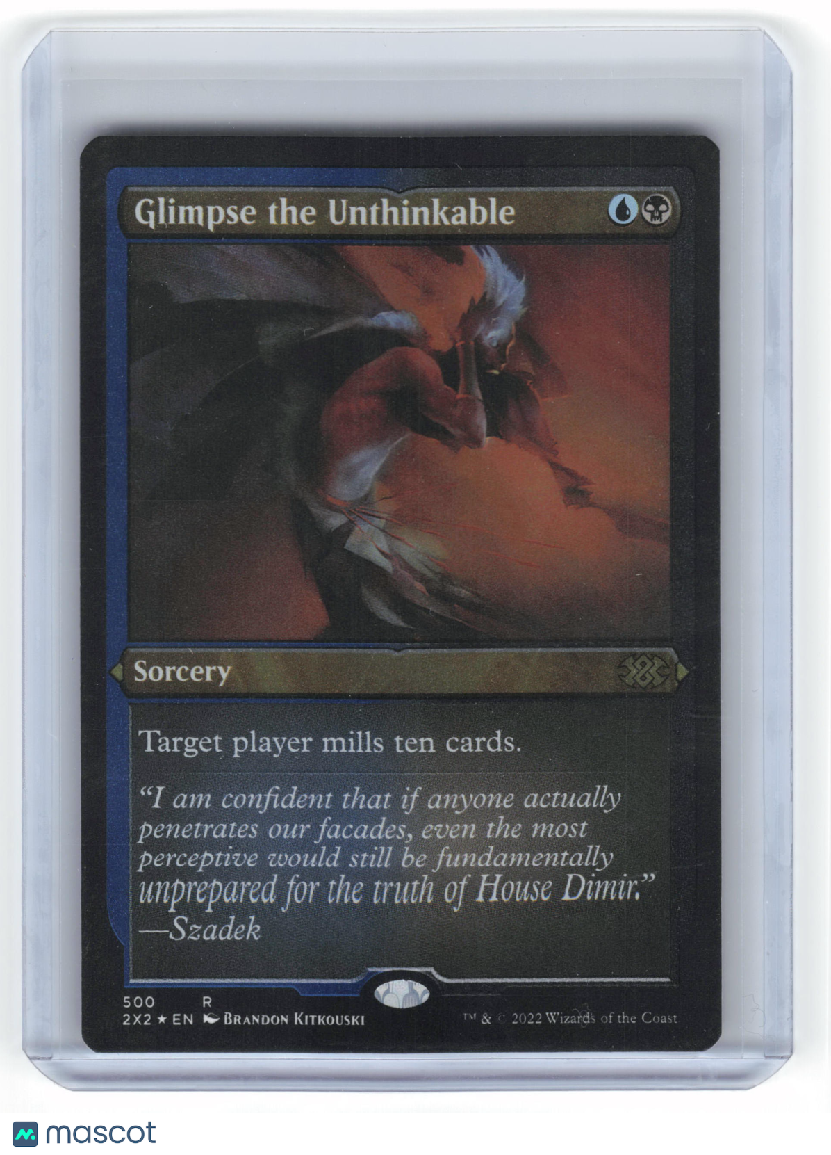 Magic: The Gathering Glimpse the Unthinkable Double Masters 2022 Rare Foil #500