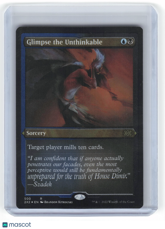 Magic: The Gathering Glimpse the Unthinkable Double Masters 2022 Rare Foil #500