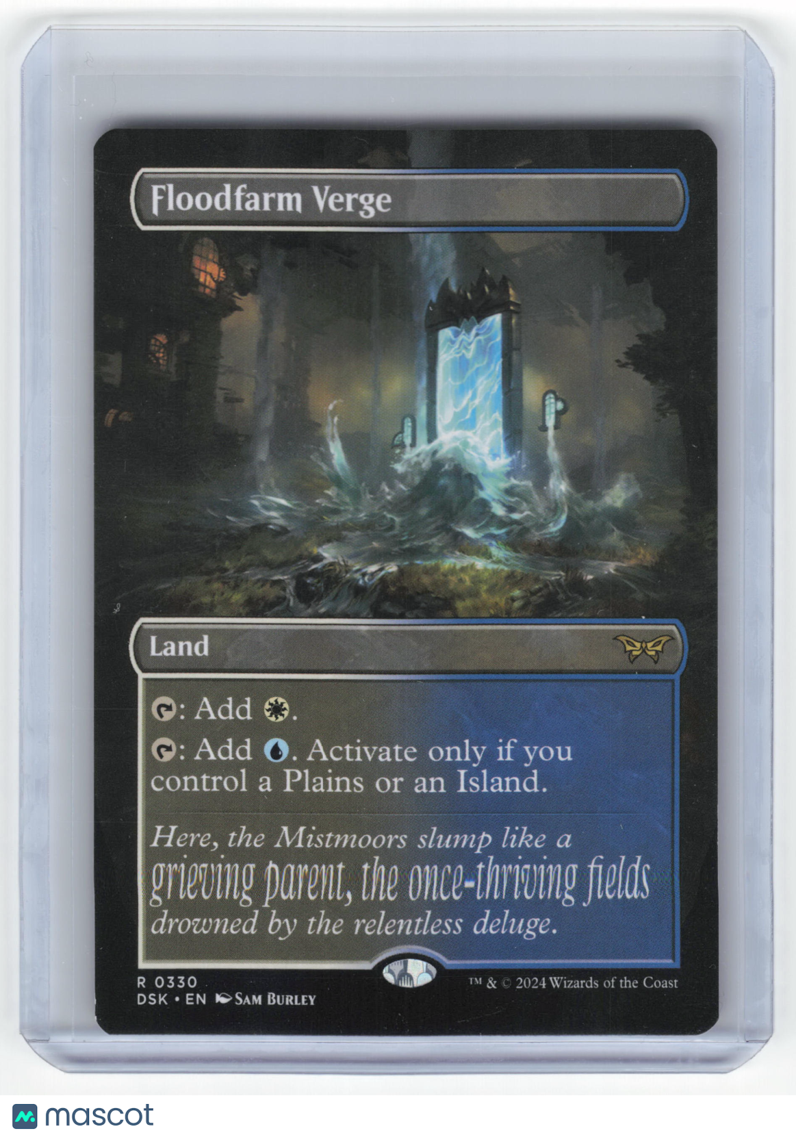 2024 MTG Floodfarm Verge Dusmourn: House of Horror Rare Regular #330 Borderless