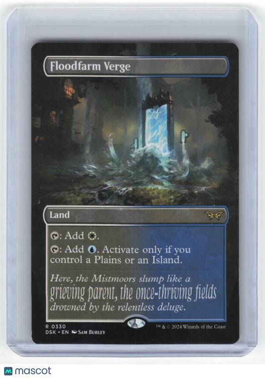 2024 MTG Floodfarm Verge Dusmourn: House of Horror Rare Regular #330 Borderless