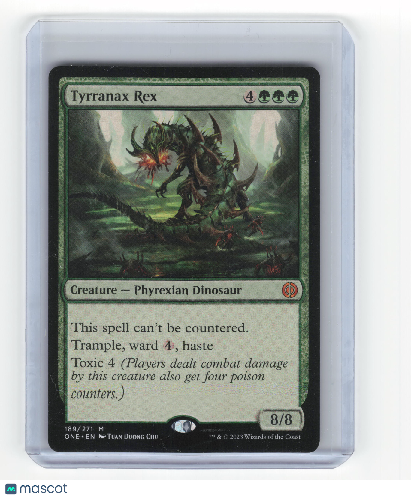 2023 MTG Tyrranax Rex Phyrexia: All Will Be One Mythic Non-Foil #189/271