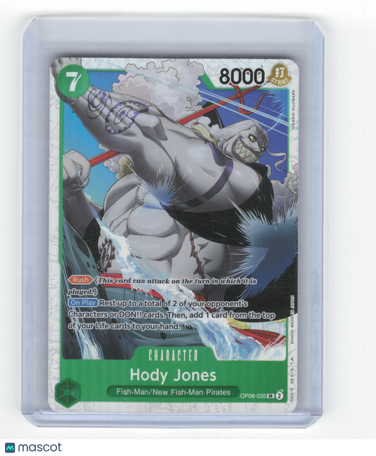 2024 One Piece Hody Jones Wings of the Captain Super Rare Foil #OP06-035