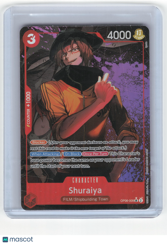 2024 One Piece Shuraiya Wings of the Captain Super Rare Foil#OP06-009 Alt Art