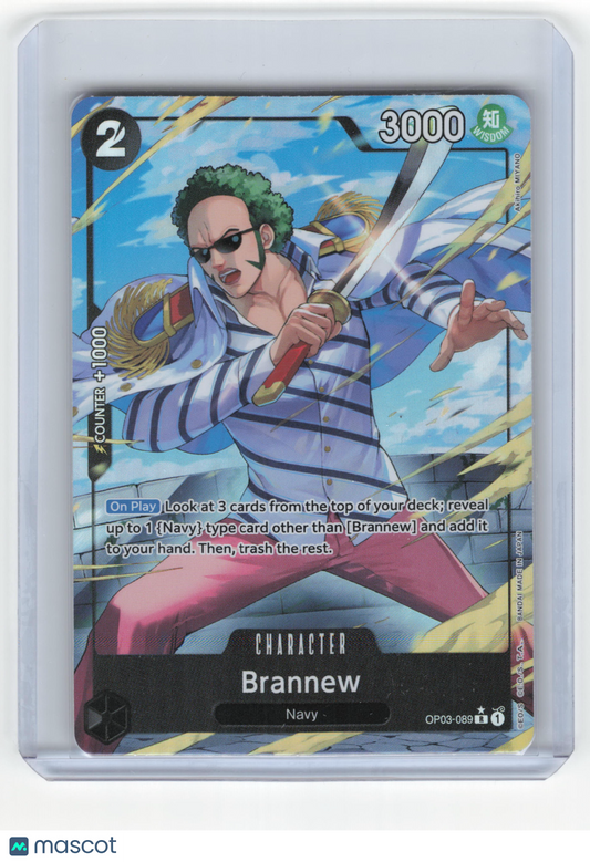 2023 One Piece Card Game Brannew Pillars of Strength Rare Foil #OP03-089 Alt Art