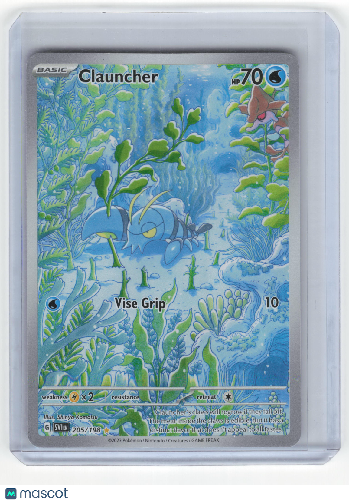 2023 Pokemon Clauncher Scarlet & Violet Illustration Rare Foil #205/198