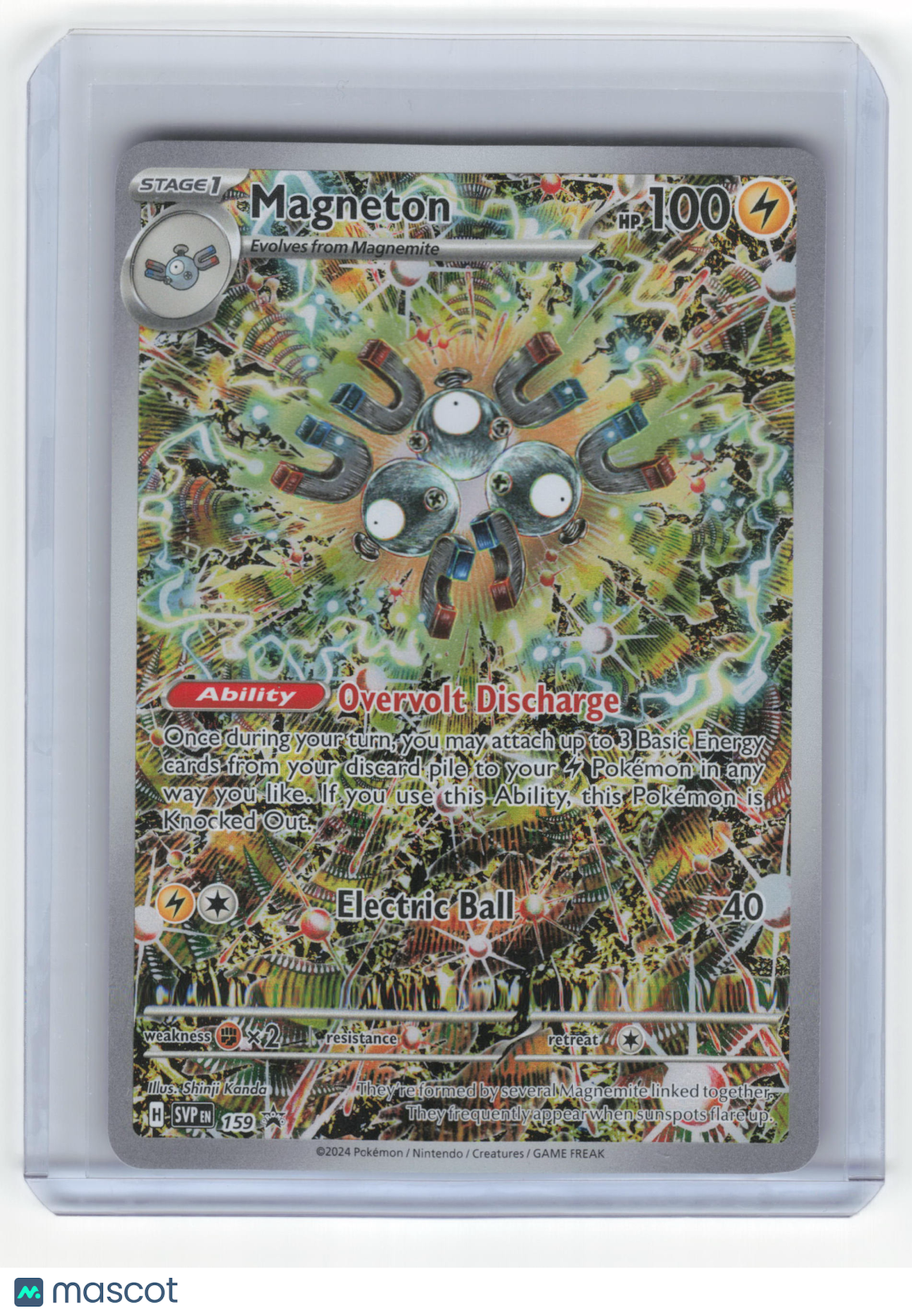 2024 Pokemon Magneton SVP EN Black Star Promo Holo #159