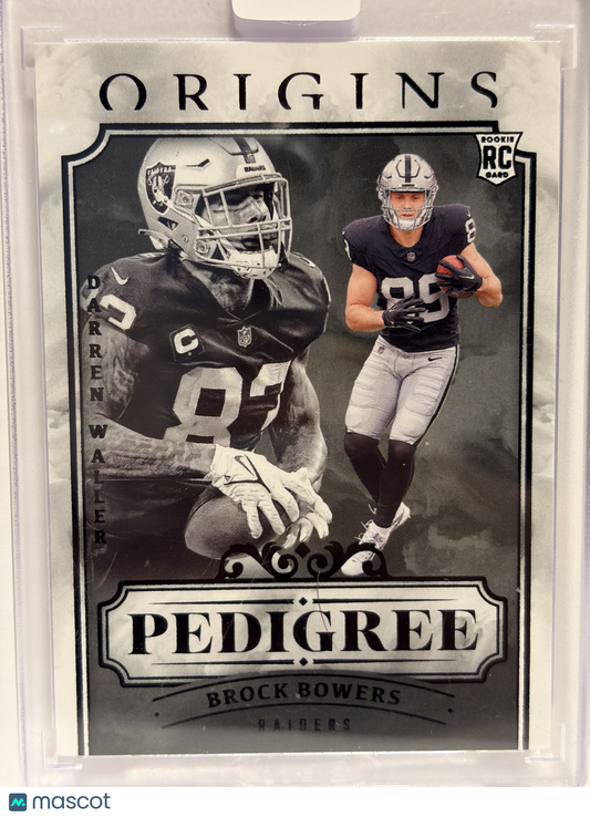 2024 Panini Origins Pedigree Football Brock Bowers Case Hit RC #9 Near Mint
