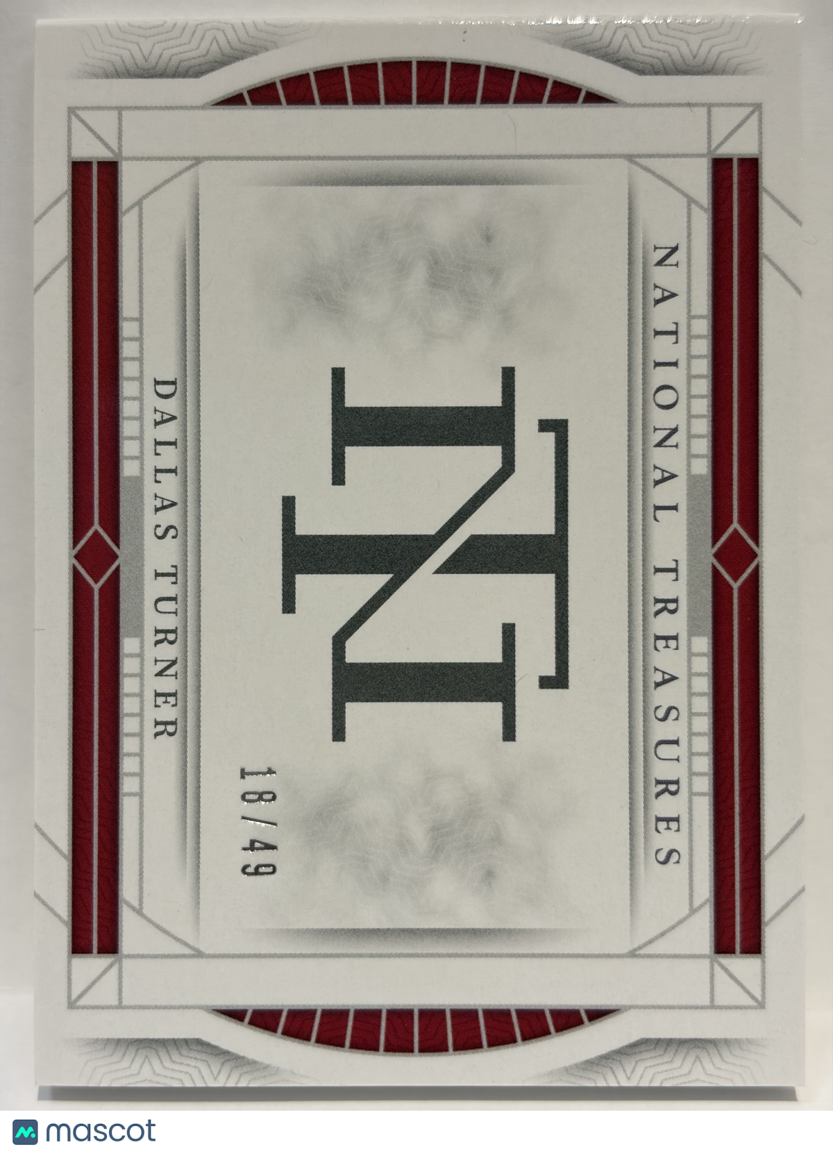 2024 Panini National Treasures Football Dallas Turner 18/49 #CMS-DTR Near Mint