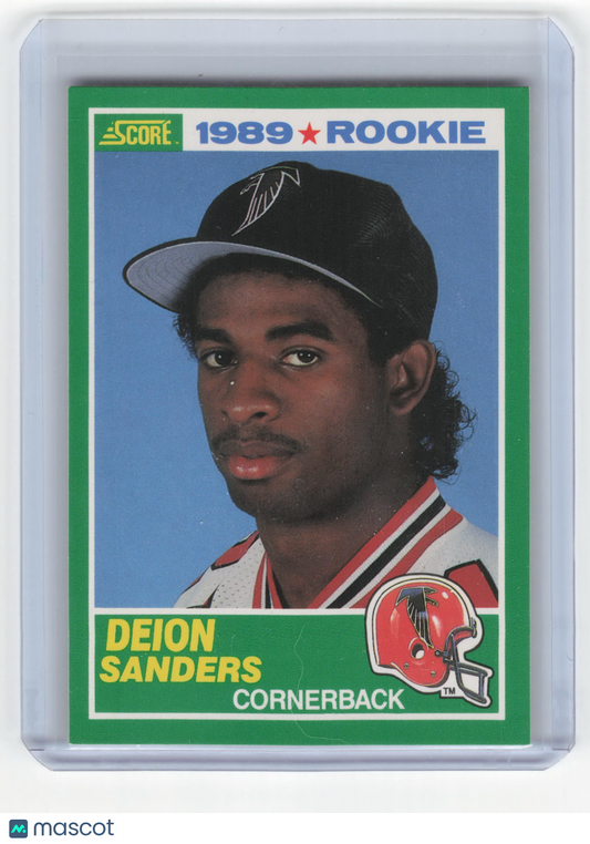 1989 Score Rookie Football Deion Sanders #246 Near Mint or Better