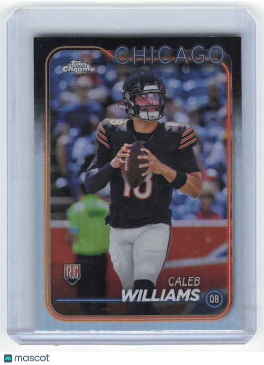 2024 Topps Chrome Football Caleb Williams RC Refractor #202 Near Mint