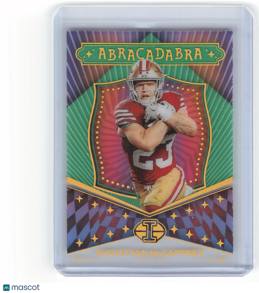 2024 Panini Illusions Abracadabra Football Christian McCaffrey 03/10 #9 VG