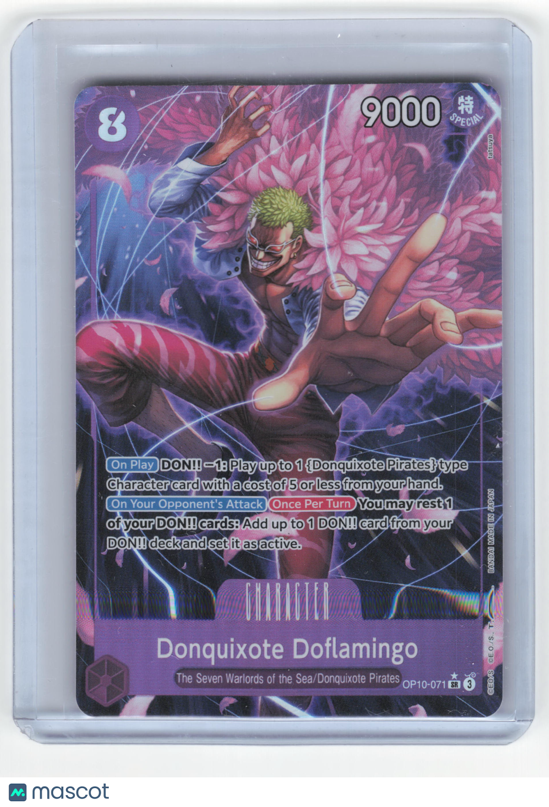 2025 One Piece Donquixote Doflamingo Royal Blood Super Rare #OP10-071 Alt Art