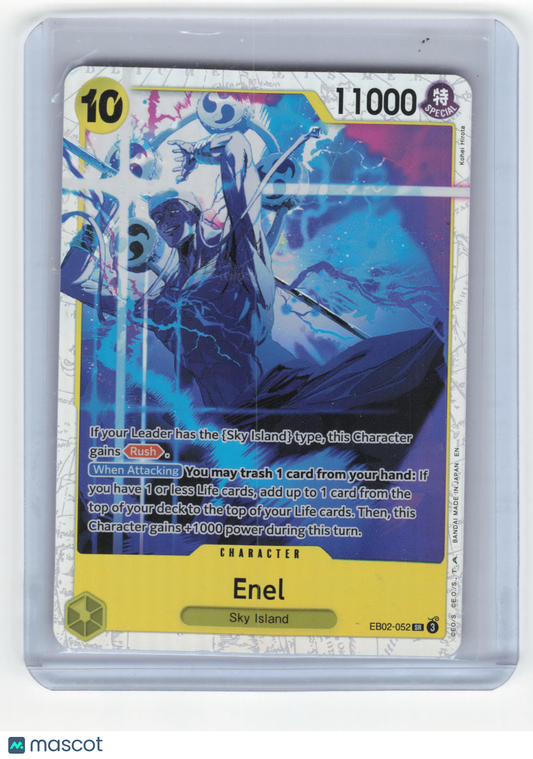 2025 One Piece Card Game Enel Anime 25th Collection Super Rare Foil #EB02-052