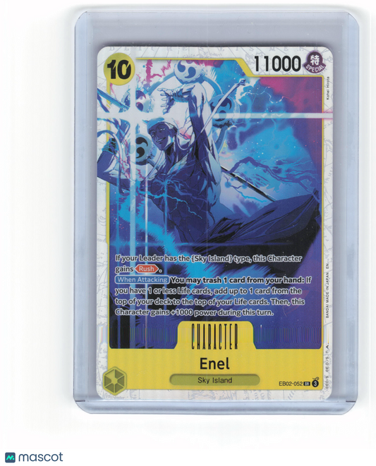 2025 One Piece Card Game Enel Anime 25th Collection Super Rare Foil #EB02-052