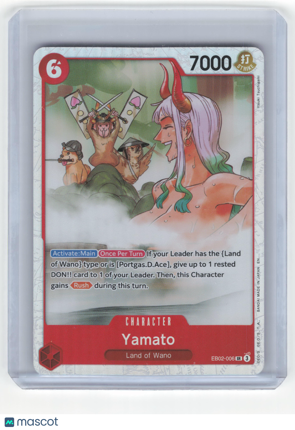2023 One Piece Card Game Yamato Anime 25th Collection Super Rare Foil #EB02-008