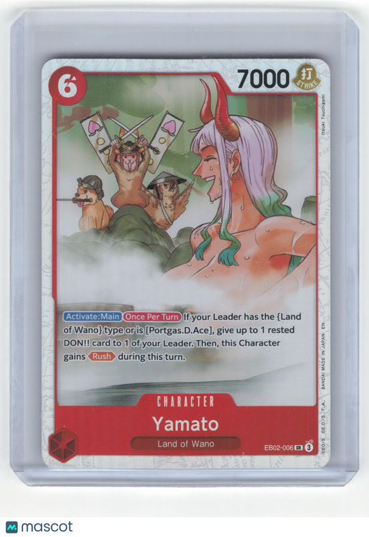 2023 One Piece Card Game Yamato Anime 25th Collection Super Rare Foil #EB02-008