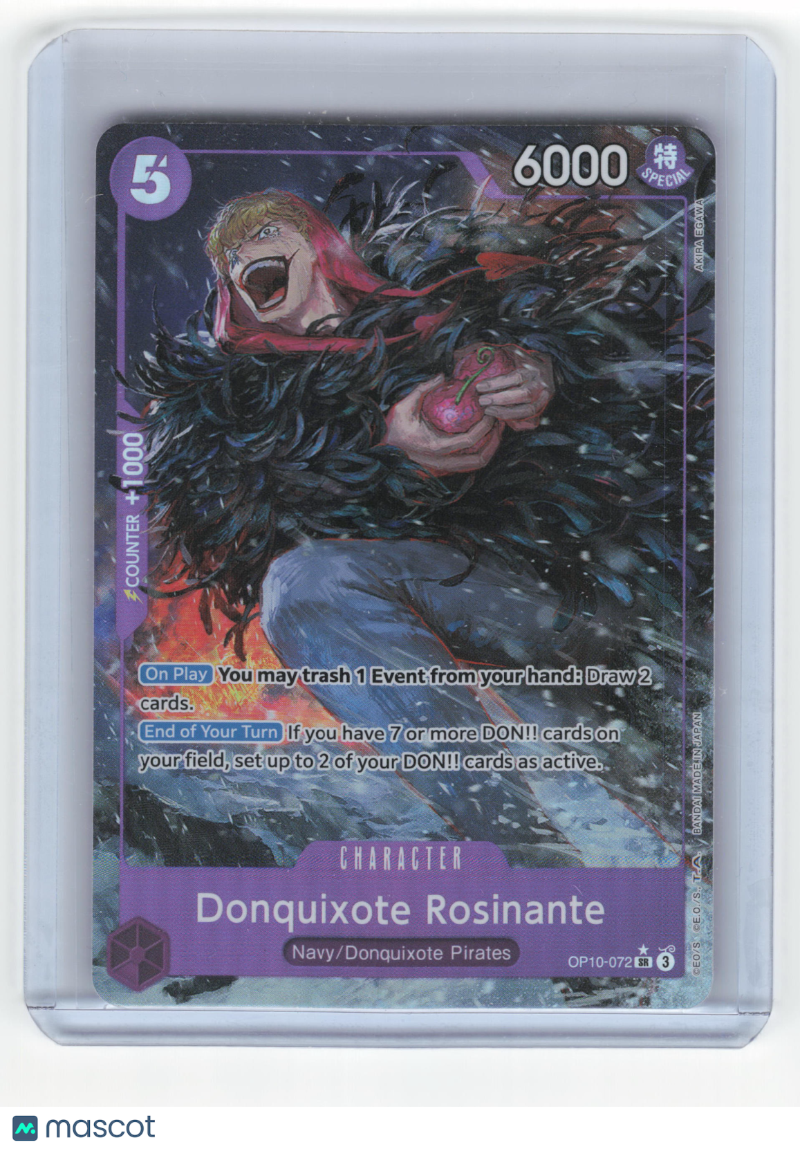 2025 One Piece Donquixote Rosinante Royal Blood Super Rare #OP10-072 Alt Art