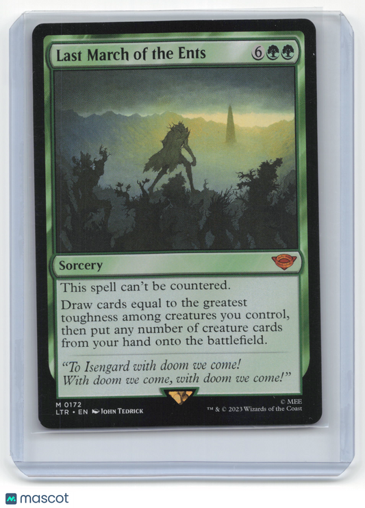 2023 MTG Last March of the Ents Lord of the Rings Mythic Regular #0172