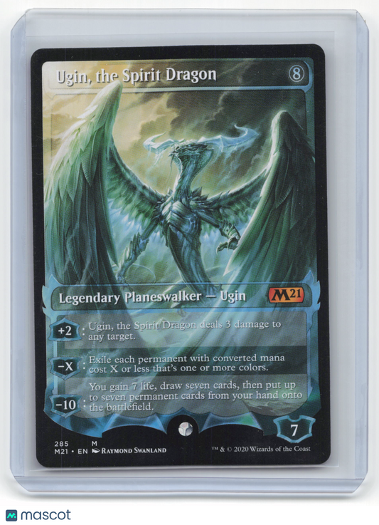 2020 MTG Ugin, the Spirit Dragon Core Set 2021 Mythic Regular #285 Full Art