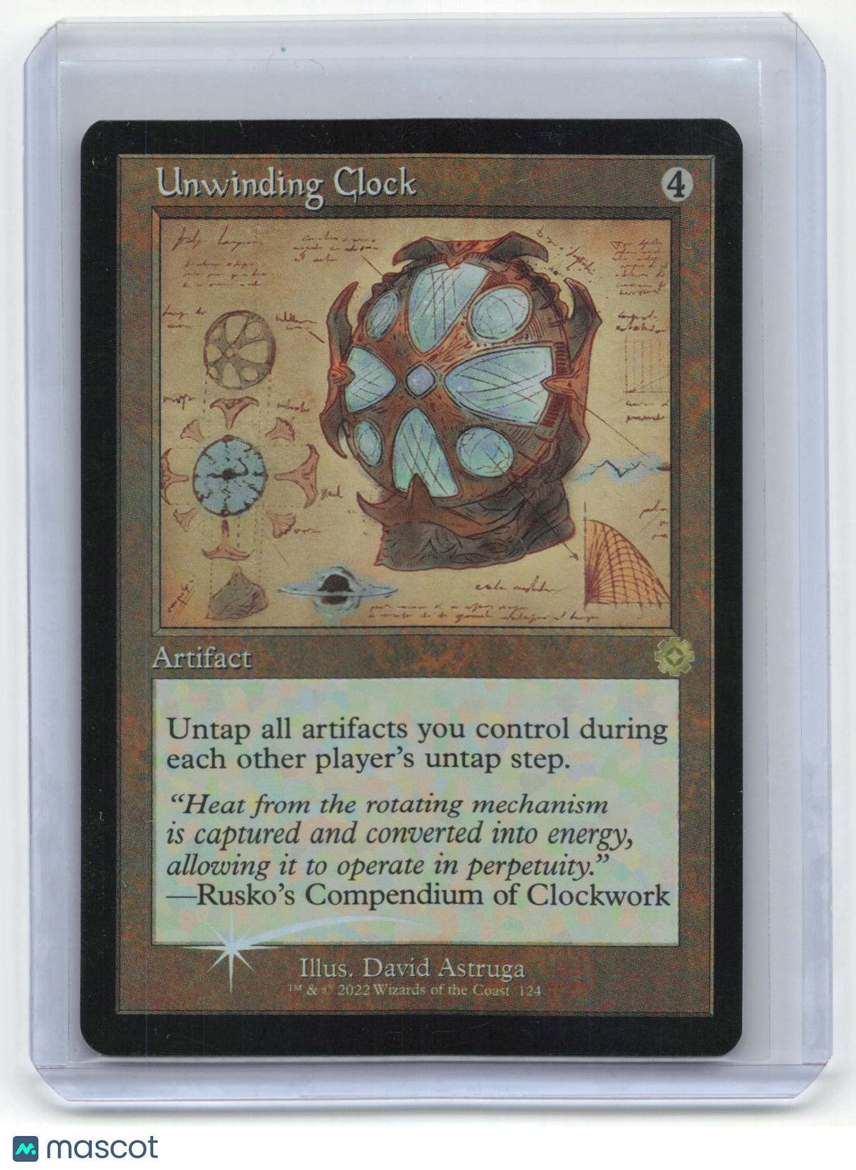 2022 Magic: The Gathering Unwinding Clock The Brothers' War Rare Holo #124