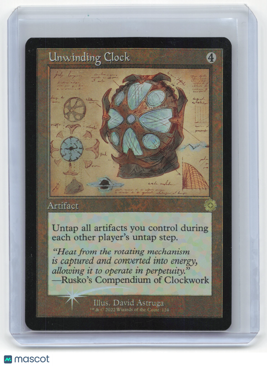 2022 Magic: The Gathering Unwinding Clock The Brothers' War Rare Holo #124