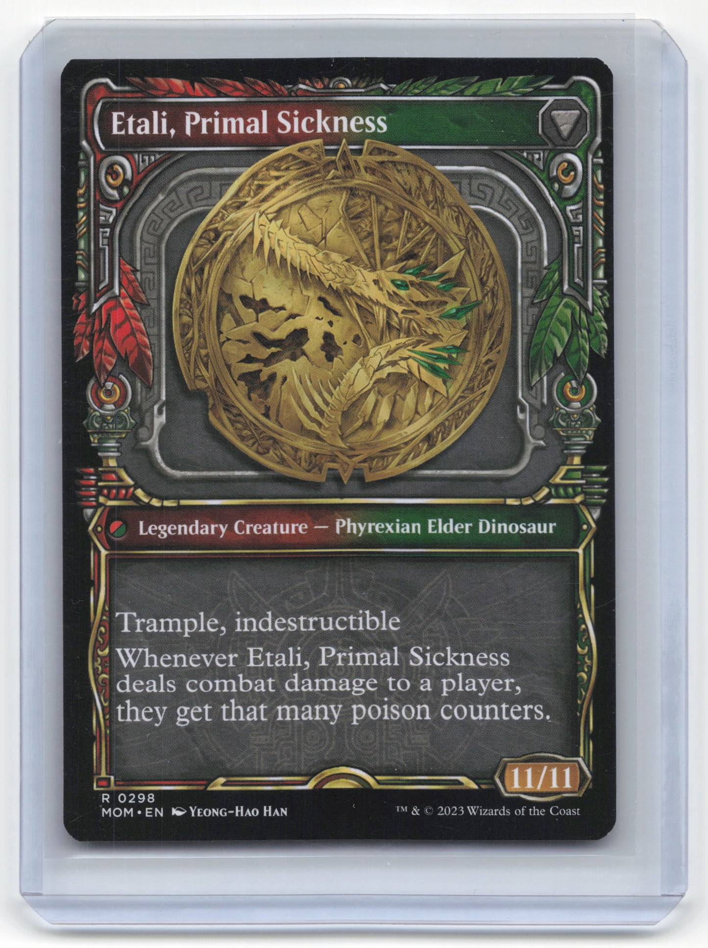 MTG Etali, Primal Conqueror//Etali, Primal Sickness March of the Machine #298