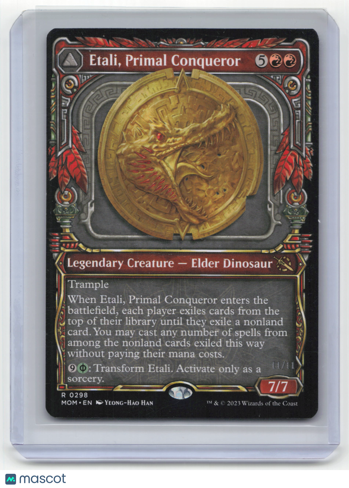 MTG Etali, Primal Conqueror//Etali, Primal Sickness March of the Machine #298