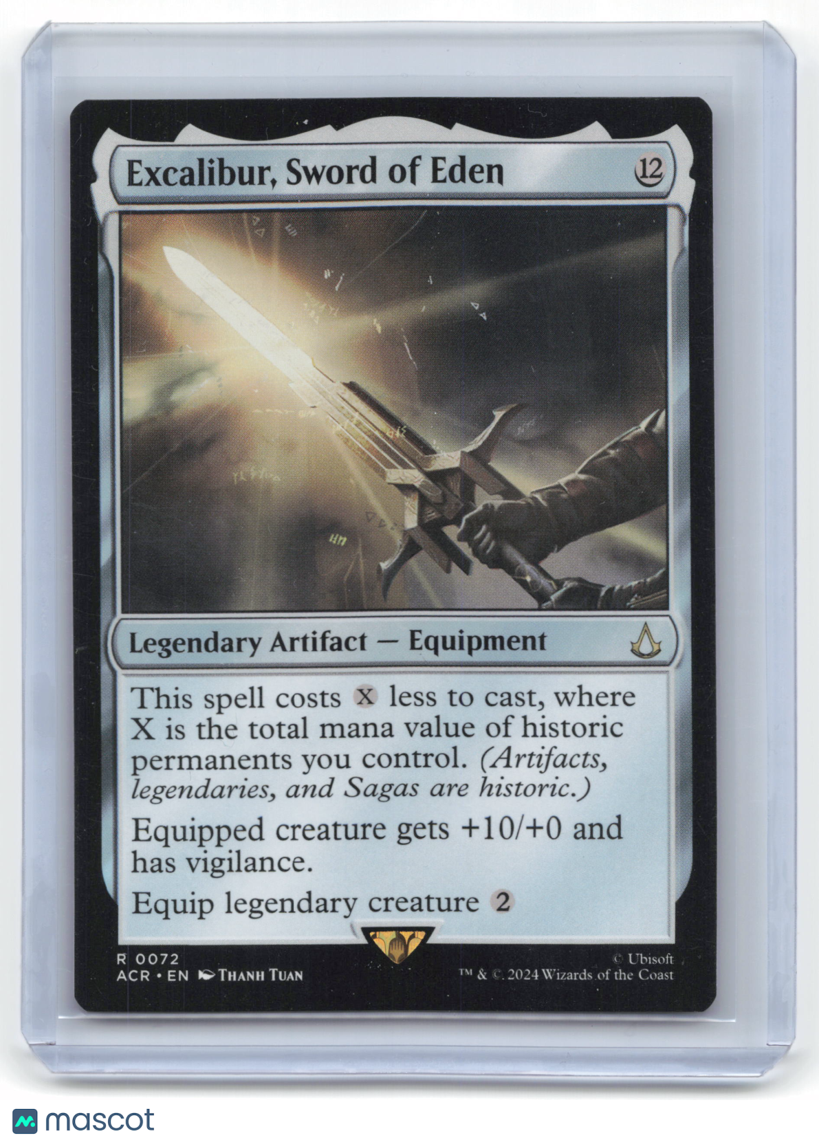 2024 Magic: The Gathering Excalibur, Sword of Eden Assassin's Creed Rare #0072