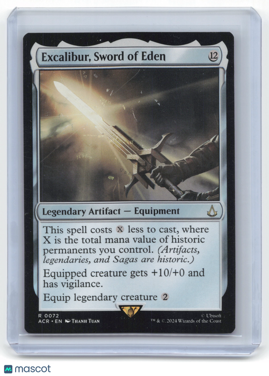 2024 Magic: The Gathering Excalibur, Sword of Eden Assassin's Creed Rare #0072