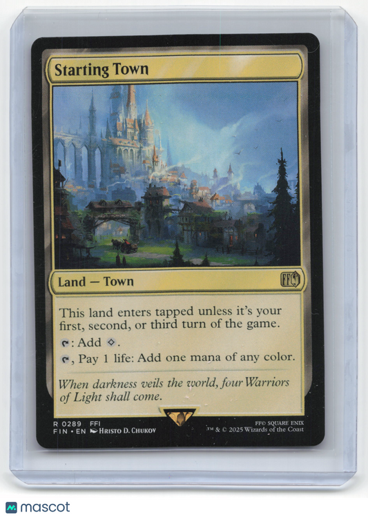 2025 Magic: The Gathering Starting Town Final Fantasy Rare Regular #0289