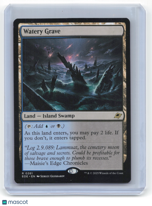 2025 Magic: The Gathering Watery Grave Edge of Eternities Rare Regular #0261