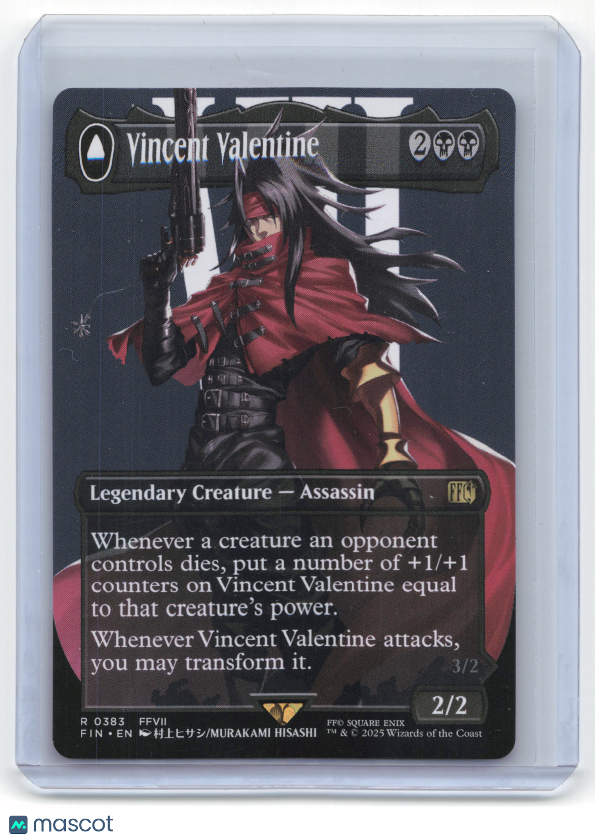 2025 MTG Vincent Valentine//Galian Beast Final Fantasy Rare #0383 Borderless