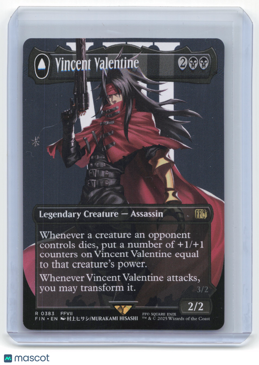 2025 MTG Vincent Valentine//Galian Beast Final Fantasy Rare #0383 Borderless