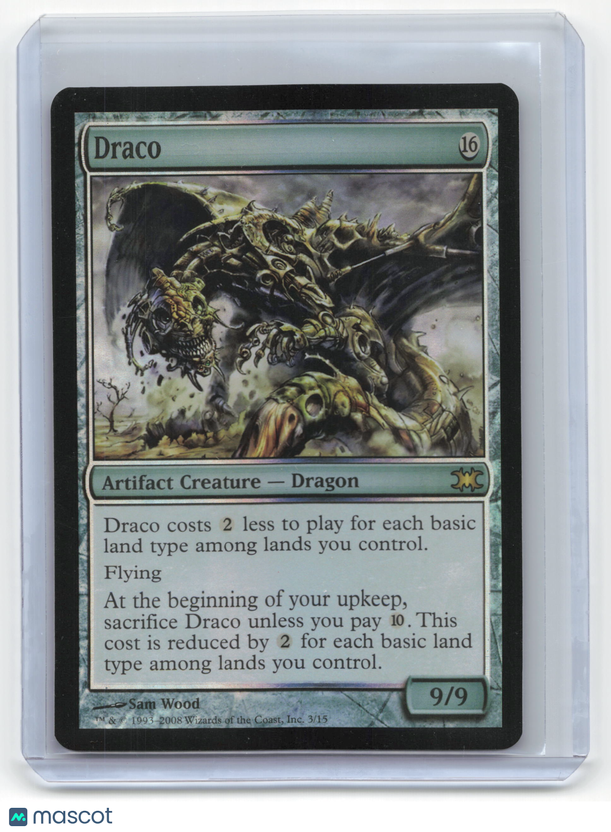 2008 Magic: The Gathering Draco From the Vault: Dragons Rare Foil #3/15