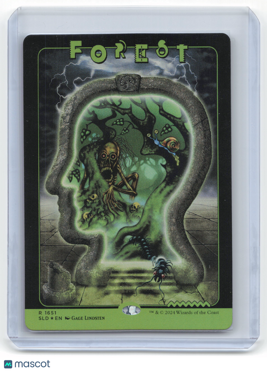 2024 Magic: The Gathering Forest Secret Lair Drop Rare Foil #1651