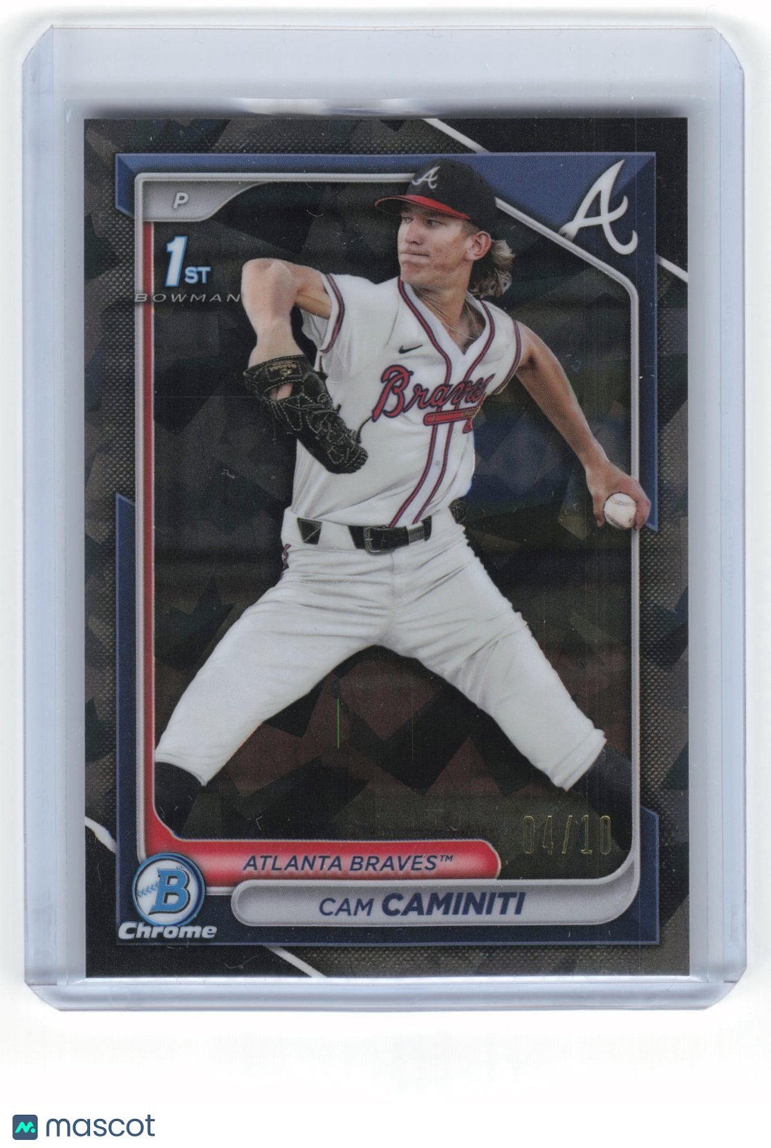 2024 Topps Bowman Draft Chrome Cam Caminiti 04/10 Black Sapphire #BDC-20 NM