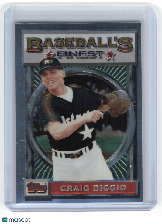 1993 Topps Finest Baseball Craig Biggio #119 Near Mint