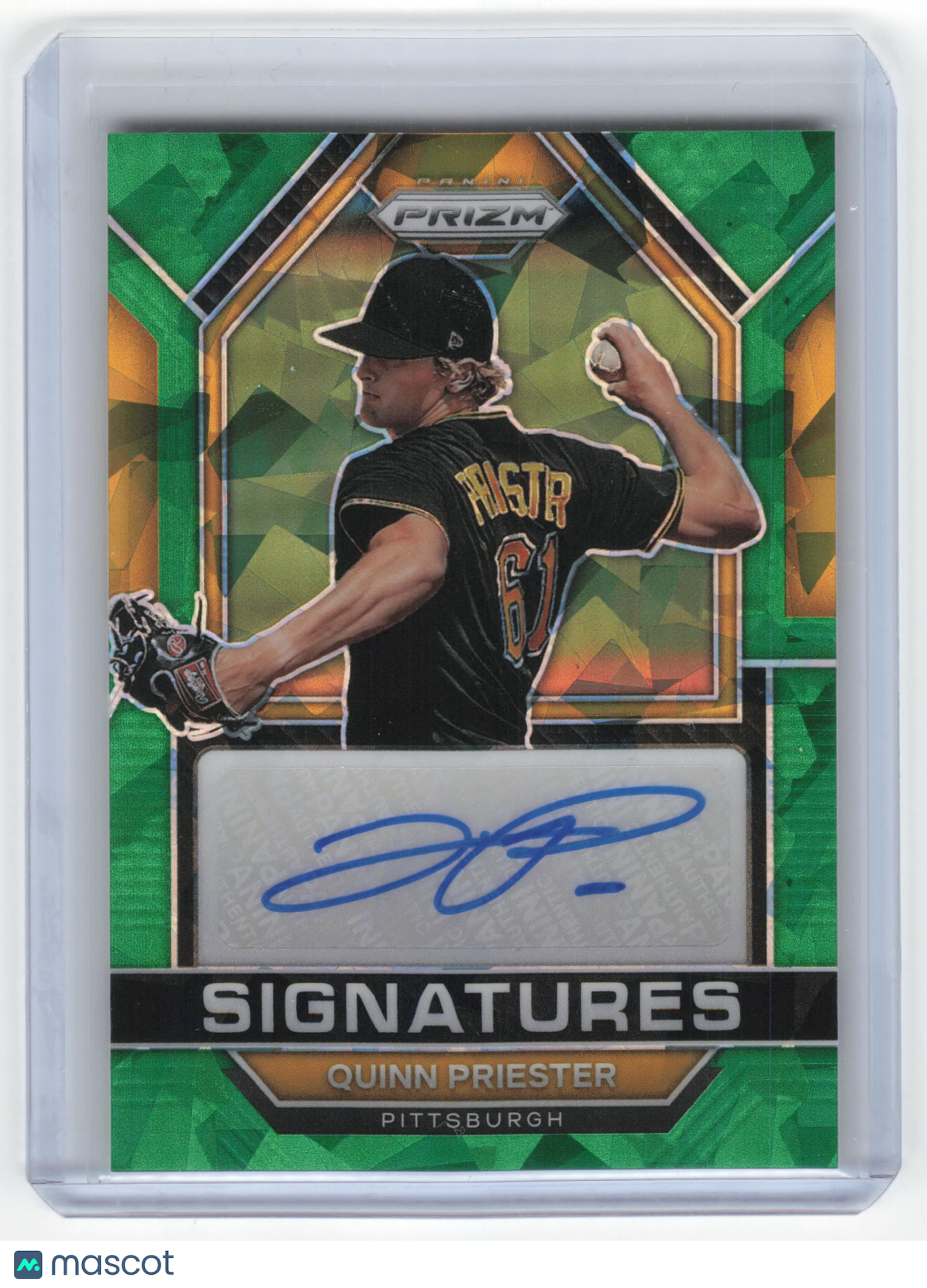 2023 Panini Prizm Signatures Baseball Quinn Priester Auto Green Ice #SIG-QP  NM