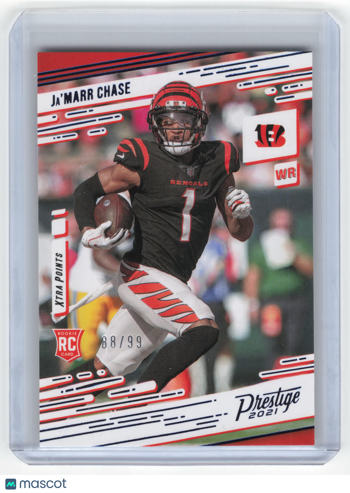 2022 Panini Prestige Football Ja'Marr Chase RC 88/99 Extra Points #212 Near Mint